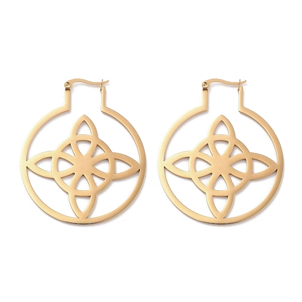 PandaHall 304 Stainless Steel Hoop Earrings, Flat Round, Golden, 53x43.5x1mm 304 Stainless Steel Flat Round
PandaHall 304 Stainless Steel Hoop Earrings, Flat Round, Golden, 53x43.5x1mm 304 Stainless Steel Flat Round