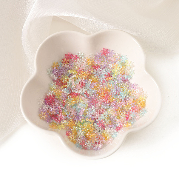 PandaHall Transparent Acrylic Beads, Flower, Mixed Color, 8x1.2mm, Hole: 1.2mm, 11000pcs/500g Acrylic Flower Multicolor
PandaHall Transparent Acrylic Beads, Flower, Mixed Color, 8x1.2mm, Hole: 1.2mm, 11000pcs/500g Acrylic Flower Multicolor