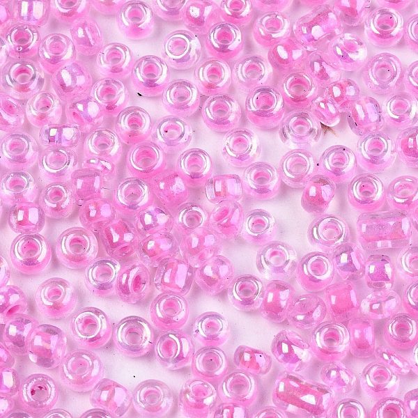 PandaHall 8/0 Glass Seed Beads, Inside Colours, Round Hole, Round, Transparent Colours Rainbow, Pearl Pink, 8/0, 3~4x2~3mm, Hole: 0.8mm...
PandaHall 8/0 Glass Seed Beads, Inside Colours, Round Hole, Round, Transparent Colours Rainbow, Pearl Pink, 8/0, 3~4x2~3mm, Hole: 0.8mm...
