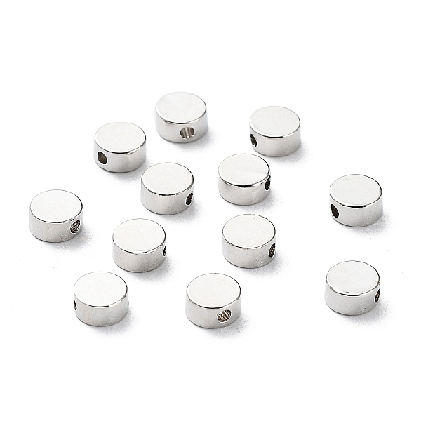 PandaHall Rack Plating Brass Spacer Beads, Flat Round, Platinum, 5x2.5mm, Hole: 1.2mm Brass Flat Round
PandaHall Rack Plating Brass Spacer Beads, Flat Round, Platinum, 5x2.5mm, Hole: 1.2mm Brass Flat Round