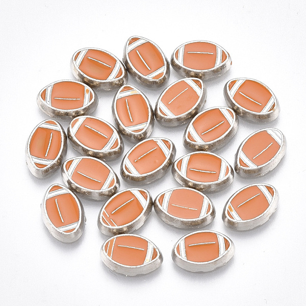 PandaHall Sports Theme Alloy Enamel Cabochons, Fit Floating Locket Charms, Rugby, Dark Orange, Platinum, 6.5x10x2mm Alloy+Enamel Sports...
PandaHall Sports Theme Alloy Enamel Cabochons, Fit Floating Locket Charms, Rugby, Dark Orange, Platinum, 6.5x10x2mm Alloy+Enamel Sports...