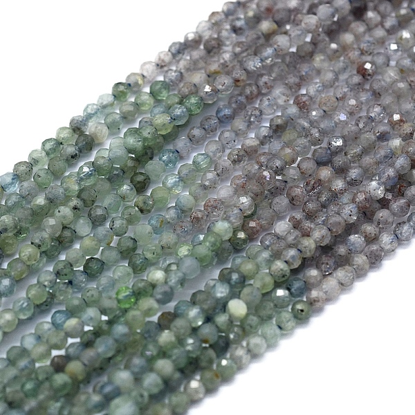 PandaHall Natural Kyanite/Cyanite/Disthene Beads Strands, Gradient Color, Gradient Style, Round, Faceted, 2.5mm, Hole: 0.5mm, about...
PandaHall Natural Kyanite/Cyanite/Disthene Beads Strands, Gradient Color, Gradient Style, Round, Faceted, 2.5mm, Hole: 0.5mm, about...