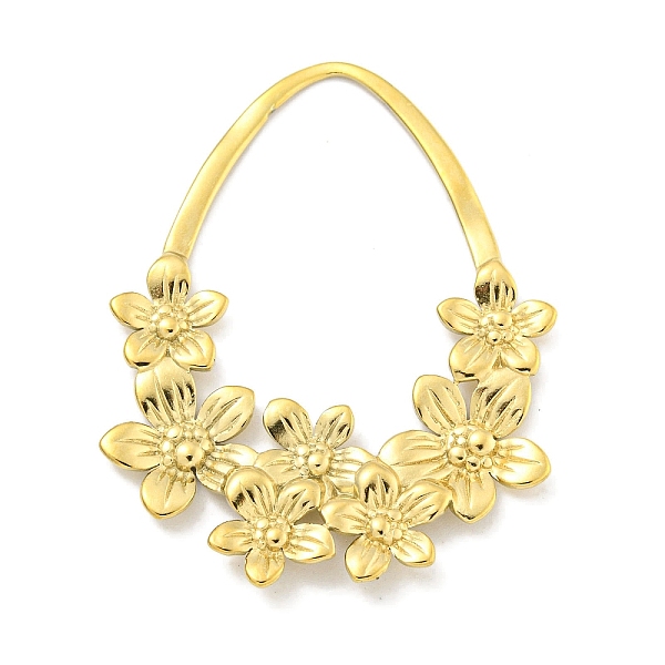 PandaHall Vacuum Plating 304 Stainless Steel Linking Rings, Teardrop & Flower, Real 18K Gold Plated, 48x38.5x2mm 304 Stainless Steel...
PandaHall Vacuum Plating 304 Stainless Steel Linking Rings, Teardrop & Flower, Real 18K Gold Plated, 48x38.5x2mm 304 Stainless Steel...