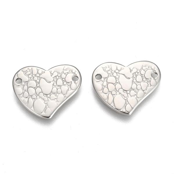 PandaHall 304 Stainless Steel Links connectors, Heart, Stainless Steel Color, 17x20x1.5mm, Hole: 1.5mm 304 Stainless Steel Heart
PandaHall 304 Stainless Steel Links connectors, Heart, Stainless Steel Color, 17x20x1.5mm, Hole: 1.5mm 304 Stainless Steel Heart