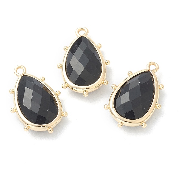 PandaHall Natural Obsidian Pendants, with Golden Brass Edge, Faceted, Teardrop, 22.5x14x5.5mm, Hole: 1.6mm Obsidian Teardrop
PandaHall Natural Obsidian Pendants, with Golden Brass Edge, Faceted, Teardrop, 22.5x14x5.5mm, Hole: 1.6mm Obsidian Teardrop