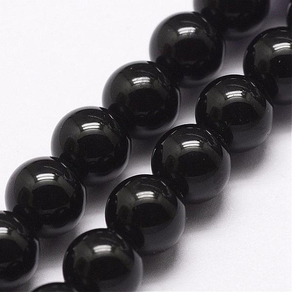 PandaHall Natural Black Onyx Beads Strands, Dyed, Round, Black, 6mm, Hole: 1mm, about 32pcs/strand, 7.5 inch Black Onyx Round Black
PandaHall Natural Black Onyx Beads Strands, Dyed, Round, Black, 6mm, Hole: 1mm, about 32pcs/strand, 7.5 inch Black Onyx Round Black