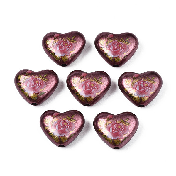 PandaHall Spray Painted Opaque Acrylic Beads, Heart with Flower, Coconut Brown, 16x19x8mm, Hole: 2mm Acrylic Heart
PandaHall Spray Painted Opaque Acrylic Beads, Heart with Flower, Coconut Brown, 16x19x8mm, Hole: 2mm Acrylic Heart