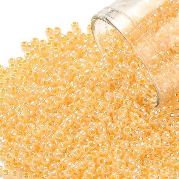 PandaHall TOHO Round Seed Beads, Japanese Seed Beads, (148) Ceylon Peach Cobbler, 11/0, 2.2mm, Hole: 0.8mm, about 1111pcs/bottle, 10g/bottle..., Gold
PandaHall TOHO Round Seed Beads, Japanese Seed Beads, (148) Ceylon Peach Cobbler, 11/0, 2.2mm, Hole: 0.8mm, about 1111pcs/bottle, 10g/bottle..., Gold