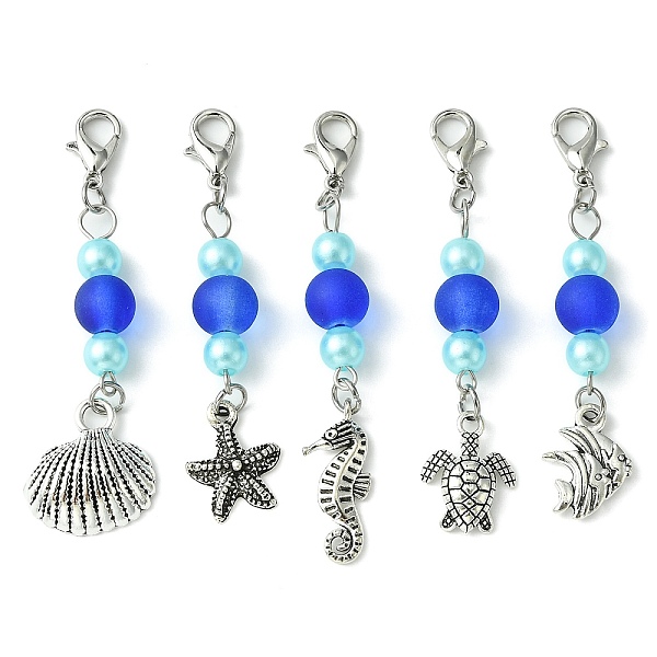 PandaHall Alloy Pendant Decorations, Glass & Acrylic Bead and Zinc Alloy Lobster Claw Clasps Charm, Mixed Shapes, 57~64mm Alloy Mixed Shapes
PandaHall Alloy Pendant Decorations, Glass & Acrylic Bead and Zinc Alloy Lobster Claw Clasps Charm, Mixed Shapes, 57~64mm Alloy Mixed Shapes