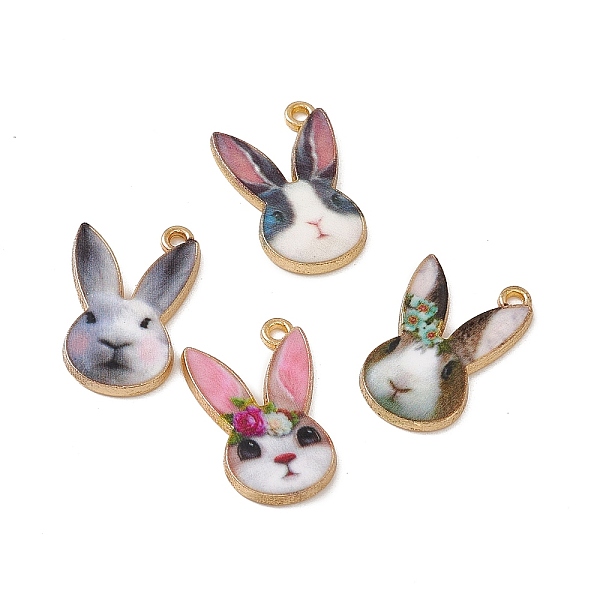 PandaHall Rack Plating Alloy Enamel Pendants, Light Gold, Rabbit Head Charm, Mixed Color, 19x12x2mm, Hole: 1.2mm Alloy+Enamel Rabbit..., Multicolor
PandaHall Rack Plating Alloy Enamel Pendants, Light Gold, Rabbit Head Charm, Mixed Color, 19x12x2mm, Hole: 1.2mm Alloy+Enamel Rabbit..., Multicolor
