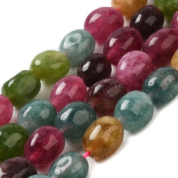 PandaHall Natural Malaysia Jade Beads Strands, Faceted, Oval, Dyed and Heated, Colorful, 10.5~13x8.5~10x7~10mm, Hole: 1.2mm, about..., Multicolor
PandaHall Natural Malaysia Jade Beads Strands, Faceted, Oval, Dyed and Heated, Colorful, 10.5~13x8.5~10x7~10mm, Hole: 1.2mm, about..., Multicolor