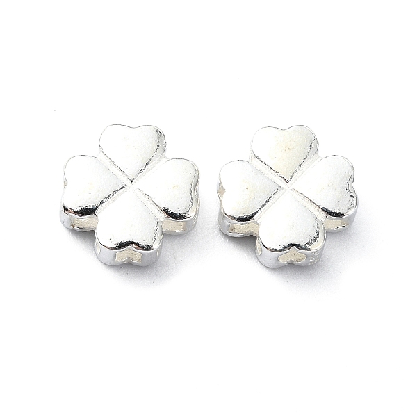 PandaHall 925 Sterling Silver Spacer Beads, Four Leaf Clover, Silver, 8x8x3mm Sterling Silver Clover
PandaHall 925 Sterling Silver Spacer Beads, Four Leaf Clover, Silver, 8x8x3mm Sterling Silver Clover