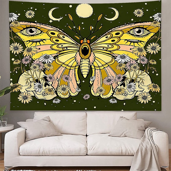 PandaHall Mushroom Polyester Wall Tapestry, Rectangle Trippy Tapestry for Wall Bedroom Living Room, Butterfly Pattern, 1300x1500mm Polyester
PandaHall Mushroom Polyester Wall Tapestry, Rectangle Trippy Tapestry for Wall Bedroom Living Room, Butterfly Pattern, 1300x1500mm Polyester