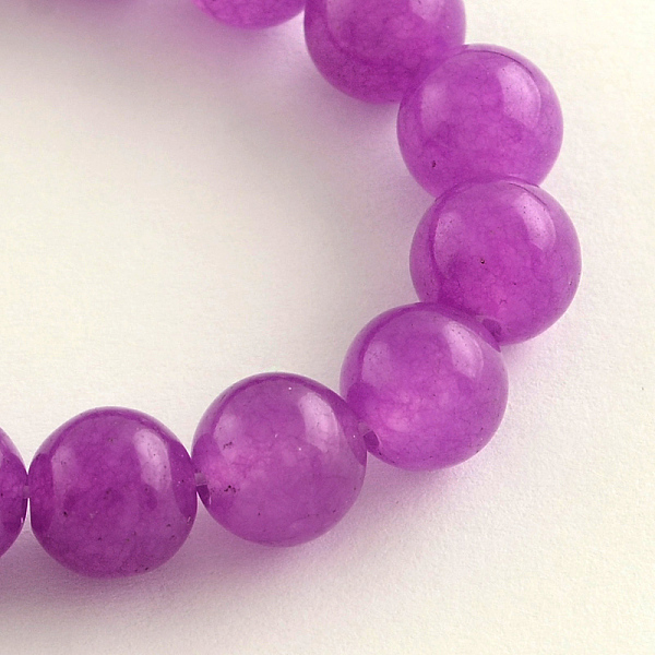 PandaHall Dyed Natural White Jade Round Bead Strands, Purple, 6mm, Hole: 1mm, about 62pcs/strand, 15.7 inch White Jade Round Purple
PandaHall Dyed Natural White Jade Round Bead Strands, Purple, 6mm, Hole: 1mm, about 62pcs/strand, 15.7 inch White Jade Round Purple