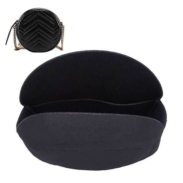 PandaHall Wool Felt Purse Organizer Inserts, Circle Bag Shaper, with Alloy Zipper, Round, Black, 16.5x5.75cm Wool Round Black
PandaHall Wool Felt Purse Organizer Inserts, Circle Bag Shaper, with Alloy Zipper, Round, Black, 16.5x5.75cm Wool Round Black