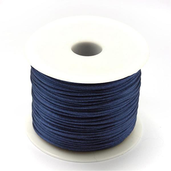 PandaHall Nylon Thread, Rattail Satin Cord, Prussian Blue, 1.0mm, about 76.55 yards(70m)/roll Nylon Blue
PandaHall Nylon Thread, Rattail Satin Cord, Prussian Blue, 1.0mm, about 76.55 yards(70m)/roll Nylon Blue