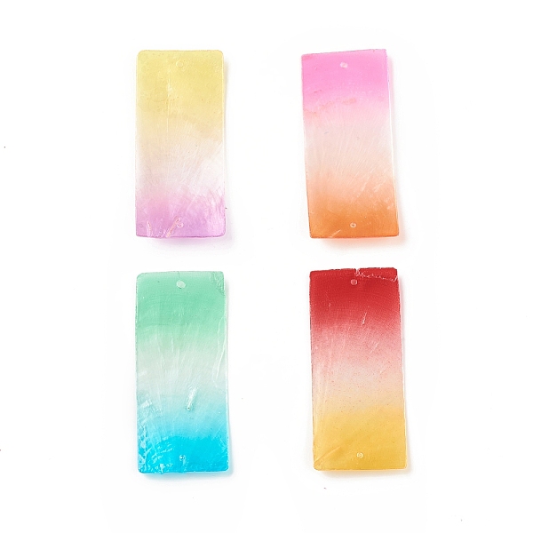 PandaHall Spray Painted Capiz Shell Big Pendants, Rectangle Charms, Mixed Color, 69.5x29.5x1mm, Hole: 1.8mm Capiz Shell Rectangle..., Multicolor
PandaHall Spray Painted Capiz Shell Big Pendants, Rectangle Charms, Mixed Color, 69.5x29.5x1mm, Hole: 1.8mm Capiz Shell Rectangle..., Multicolor