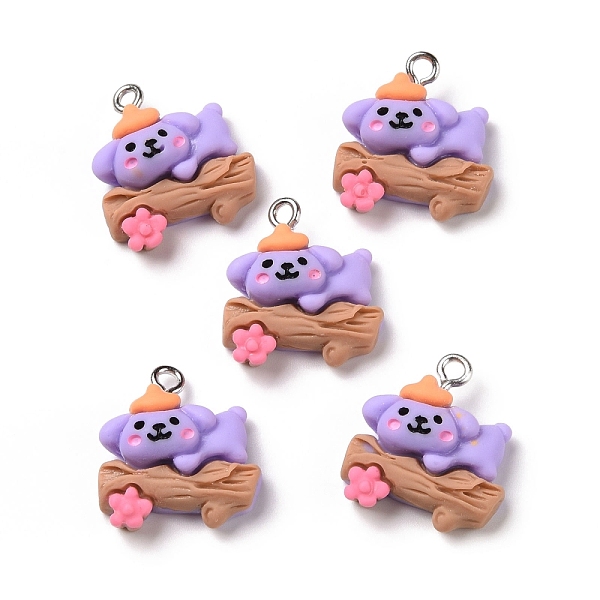 PandaHall Opaque Resin Pendants, with Platinum Tone Iron Loops, Koala, Lilac, 20x18x8mm, Hole: 2mm Resin Other Animal Purple
PandaHall Opaque Resin Pendants, with Platinum Tone Iron Loops, Koala, Lilac, 20x18x8mm, Hole: 2mm Resin Other Animal Purple