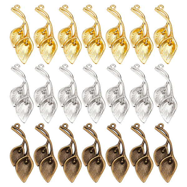 PandaHall GOMAKERER 30PCS 3Colors Tibetan Style Zinc Alloy Pendants, Flower Charms, Mixed Color, 38.5x16x3.5mm, Hole: 1.2mm Alloy Flower
PandaHall GOMAKERER 30PCS 3Colors Tibetan Style Zinc Alloy Pendants, Flower Charms, Mixed Color, 38.5x16x3.5mm, Hole: 1.2mm Alloy Flower