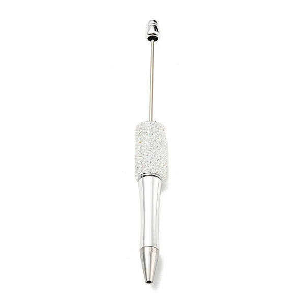 PandaHall Plastic Ball-Point Pen, Rhinestone Beadable Pen, for DIY Personalized Pen with Jewelry Bead, Silver, 144x14.5mm Plastic Silver
PandaHall Plastic Ball-Point Pen, Rhinestone Beadable Pen, for DIY Personalized Pen with Jewelry Bead, Silver, 144x14.5mm Plastic Silver