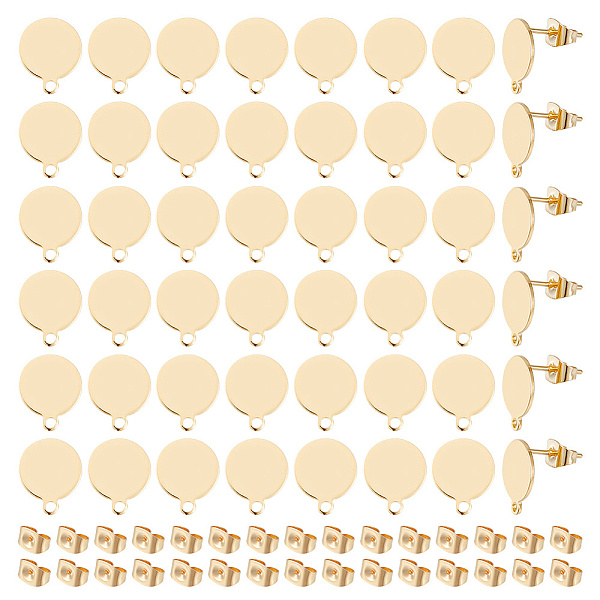PandaHall UNICRAFTALE 50pcs(25pairs) Stud Earring with Ear Nuts Flat Round Stainless Steel Stud Earring with Loop Golden Earring Studs for...
PandaHall UNICRAFTALE 50pcs(25pairs) Stud Earring with Ear Nuts Flat Round Stainless Steel Stud Earring with Loop Golden Earring Studs for...