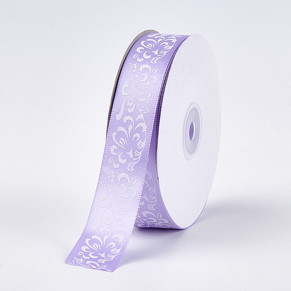PandaHall Single Face Satin Ribbon, Polyester Ribbon, Flower Pattern, Lilac, 1 inch(25mm), about 50yards/roll(45.72m/roll) Polyester Flower..., Purple
PandaHall Single Face Satin Ribbon, Polyester Ribbon, Flower Pattern, Lilac, 1 inch(25mm), about 50yards/roll(45.72m/roll) Polyester Flower..., Purple