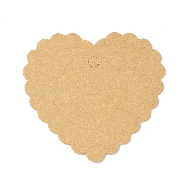 PandaHall 100Pcs Blank Kraft Paper Gift Tags, Wavy Love Shape, BurlyWood, 6.1x6.55x0.05cm, Hole: 5mm Paper Orange
PandaHall 100Pcs Blank Kraft Paper Gift Tags, Wavy Love Shape, BurlyWood, 6.1x6.55x0.05cm, Hole: 5mm Paper Orange