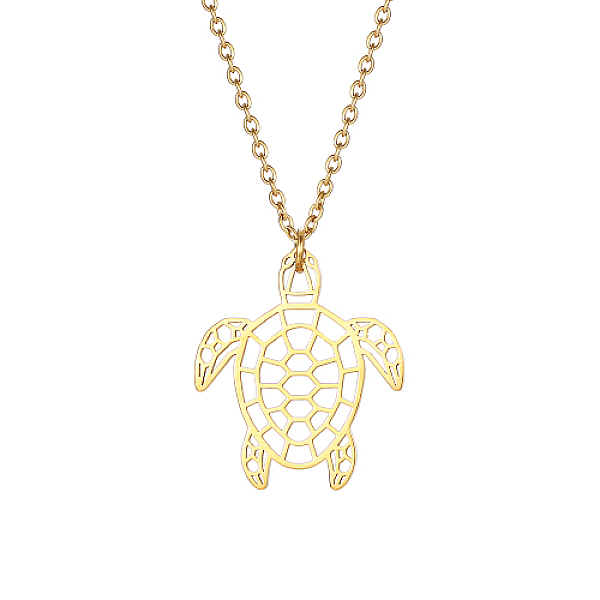 PandaHall Stainless Steel Pendant Necklace, Origami Tortoise, Real 18K Gold Plated, 17.72 inch(45cm) Stainless Steel Tortoise
PandaHall Stainless Steel Pendant Necklace, Origami Tortoise, Real 18K Gold Plated, 17.72 inch(45cm) Stainless Steel Tortoise