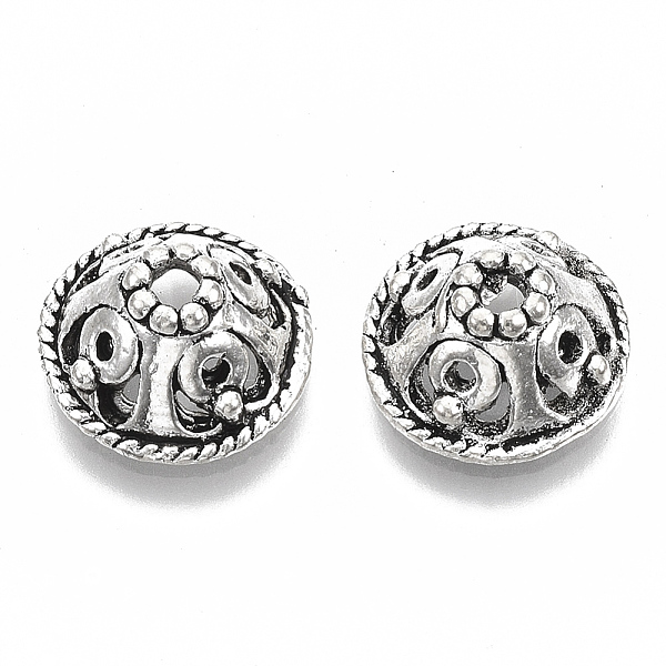 PandaHall Tibetan Style Alloy Bead Caps, Apetalous, Cadmium Free & Lead Free, Antique Silver, 13x6mm, Hole: 2mm, Inner Diameter: 9mm, about...
PandaHall Tibetan Style Alloy Bead Caps, Apetalous, Cadmium Free & Lead Free, Antique Silver, 13x6mm, Hole: 2mm, Inner Diameter: 9mm, about...