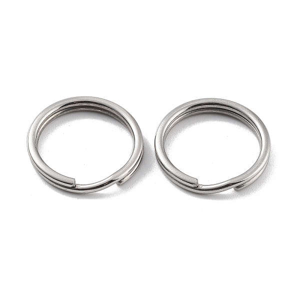 PandaHall 304 Stainless Steel Split Key Rings, Keychain Clasp Findings, 2-Loop Round Ring, Stainless Steel Color, 15x2mm, Single Wire: 1mm...
PandaHall 304 Stainless Steel Split Key Rings, Keychain Clasp Findings, 2-Loop Round Ring, Stainless Steel Color, 15x2mm, Single Wire: 1mm...