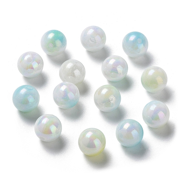 PandaHall Two Tone Opaque Acrylic Beads, Round, Aquamarine, 10mm, Hole: 1.8mm, about 1020pcs/500g Acrylic Round Green
PandaHall Two Tone Opaque Acrylic Beads, Round, Aquamarine, 10mm, Hole: 1.8mm, about 1020pcs/500g Acrylic Round Green