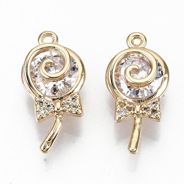 PandaHall Brass Cubic Zirconia Pendants, Nickel Free, Real 18K Gold Plated, Flower, Clear, Clear, 18x9x6mm, Hole: 1mm Brass+Cubic Zirconia...
PandaHall Brass Cubic Zirconia Pendants, Nickel Free, Real 18K Gold Plated, Flower, Clear, Clear, 18x9x6mm, Hole: 1mm Brass+Cubic Zirconia...