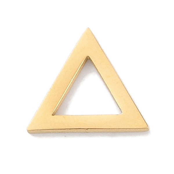 PandaHall Golden Plated 304 Stainless Steel Charms, Laser Cut, Triangle, 9x10x1mm 304 Stainless Steel Triangle
PandaHall Golden Plated 304 Stainless Steel Charms, Laser Cut, Triangle, 9x10x1mm 304 Stainless Steel Triangle