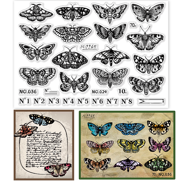 PandaHall GLOBLELAND Moth Butterfly Clear Stamps for DIY Scrapbooking Number Silicone Clear Stamp Seals for Cards Making Photo Journal Album...
PandaHall GLOBLELAND Moth Butterfly Clear Stamps for DIY Scrapbooking Number Silicone Clear Stamp Seals for Cards Making Photo Journal Album...