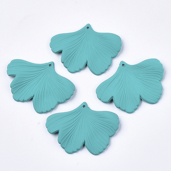 PandaHall Spray Painted Acrylic Pendants, Rubberized Style, Ginkgo Leaf, Dark Turquoise, 33x45x2mm, Hole: 1.4mm Acrylic Leaf Cyan
PandaHall Spray Painted Acrylic Pendants, Rubberized Style, Ginkgo Leaf, Dark Turquoise, 33x45x2mm, Hole: 1.4mm Acrylic Leaf Cyan