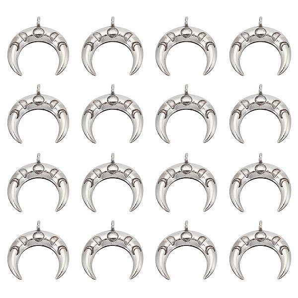PandaHall SUNNYCLUE 1 Box 20Pcs Moon Charms Crescent Charm Tibetan Style Moon Phase Charm Antique Silver Double Horn Luna Moon Charms for...
PandaHall SUNNYCLUE 1 Box 20Pcs Moon Charms Crescent Charm Tibetan Style Moon Phase Charm Antique Silver Double Horn Luna Moon Charms for...