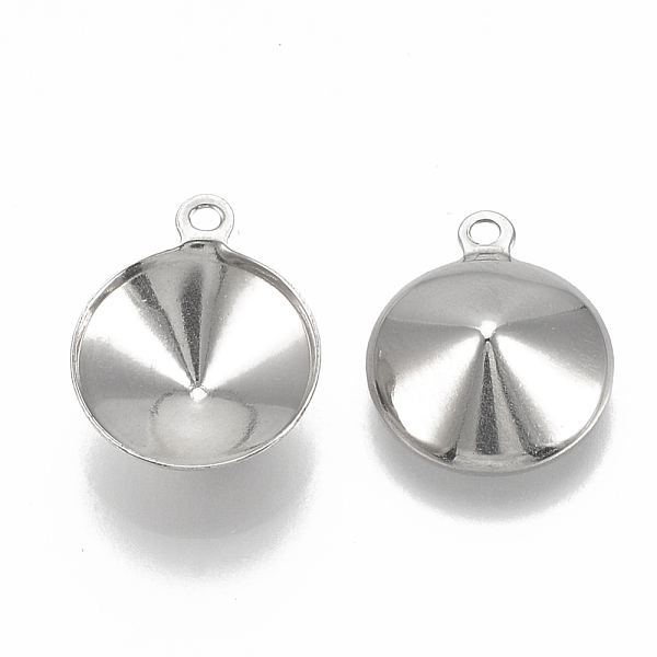 PandaHall 201 Stainless Steel Pendant Rhinestone Settings, Cone, Stainless Steel Color, Fit for 14mm rhinestone, 17x14.5x5.5mm, Hole: 1mm...
PandaHall 201 Stainless Steel Pendant Rhinestone Settings, Cone, Stainless Steel Color, Fit for 14mm rhinestone, 17x14.5x5.5mm, Hole: 1mm...