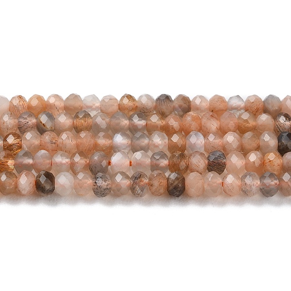 PandaHall Natural Multi-Moonstone Beads Strands, Faceted, Rondelle, 3x2mm, Hole: 0.7mm, about 168pcs/strand, 15.35~15.43 inch(39~39.2cm)...
PandaHall Natural Multi-Moonstone Beads Strands, Faceted, Rondelle, 3x2mm, Hole: 0.7mm, about 168pcs/strand, 15.35~15.43 inch(39~39.2cm)...