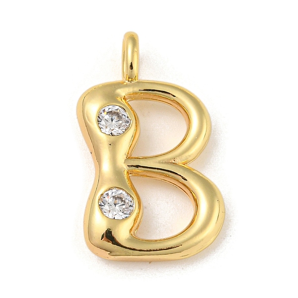 PandaHall Rack Plating Brass Micro Pave Cubic Zirconia Pendants, Cadmium Free & Lead Free, Long-Lasting Plated, Real 18K Gold Plated, Letter..., Clear
PandaHall Rack Plating Brass Micro Pave Cubic Zirconia Pendants, Cadmium Free & Lead Free, Long-Lasting Plated, Real 18K Gold Plated, Letter..., Clear