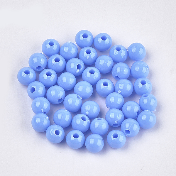 PandaHall Opaque Plastic Beads, Round, Cornflower Blue, 6x5.5mm, Hole: 1.8mm, about 4790pcs/500g Plastic Round Blue
PandaHall Opaque Plastic Beads, Round, Cornflower Blue, 6x5.5mm, Hole: 1.8mm, about 4790pcs/500g Plastic Round Blue