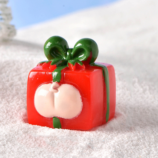 PandaHall Christmas Themed Resin Gift Box Figurine, Micro Landscapes Ornament Accessories, Red, 27x25mm Resin Box Red
PandaHall Christmas Themed Resin Gift Box Figurine, Micro Landscapes Ornament Accessories, Red, 27x25mm Resin Box Red