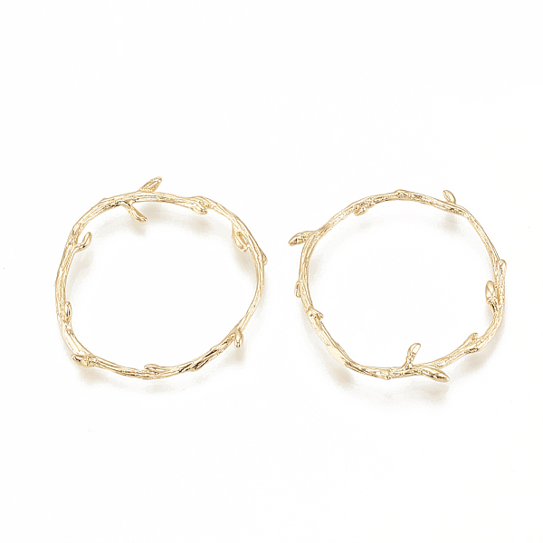 PandaHall Brass Linking Rings, Metal Connector for DIY Jewelry Making, Branch, Nickel Free, Real 18K Gold Plated, 32.5x31x3mm Brass Branch
PandaHall Brass Linking Rings, Metal Connector for DIY Jewelry Making, Branch, Nickel Free, Real 18K Gold Plated, 32.5x31x3mm Brass Branch