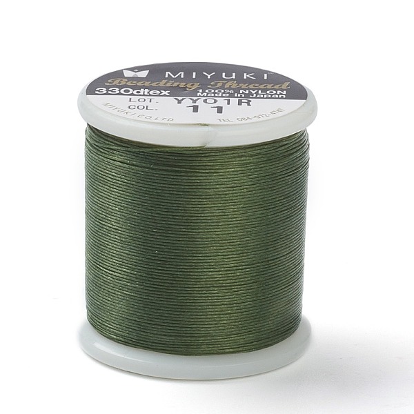 PandaHall MIYUKI Beading Nylon Thread B, 330 DTEX/0.203mm/0.008", for Seed Beads, #11, Sea Green, 0.16mm, 55 yards(50 meters)/roll Nylon
PandaHall MIYUKI Beading Nylon Thread B, 330 DTEX/0.203mm/0.008", for Seed Beads, #11, Sea Green, 0.16mm, 55 yards(50 meters)/roll Nylon