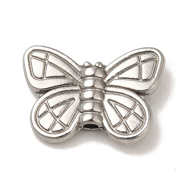 PandaHall 304 Stainless Steel Beads, Butterfly, Stainless Steel Color, 12x17x3.5mm, Hole: 1.6mm 304 Stainless Steel Butterfly
PandaHall 304 Stainless Steel Beads, Butterfly, Stainless Steel Color, 12x17x3.5mm, Hole: 1.6mm 304 Stainless Steel Butterfly