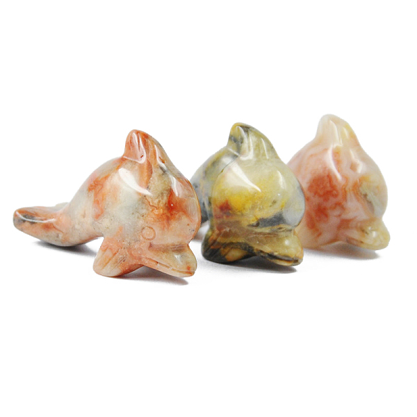 PandaHall Natural Crazy Agate Sculpture Display Decorations, for Home Office Desk, Dolphin, 38~41x17.5x26mm Crazy Agate Dolphin
PandaHall Natural Crazy Agate Sculpture Display Decorations, for Home Office Desk, Dolphin, 38~41x17.5x26mm Crazy Agate Dolphin