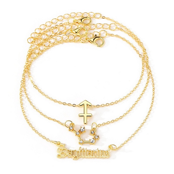 PandaHall 3Pcs Alloy Rhinestones Anklets, Twelve Constellations Charm Anklets for Women, Sagittarius, 8 inch(20.4~21.6cm) Alloy Sagittarius..., Clear
PandaHall 3Pcs Alloy Rhinestones Anklets, Twelve Constellations Charm Anklets for Women, Sagittarius, 8 inch(20.4~21.6cm) Alloy Sagittarius..., Clear