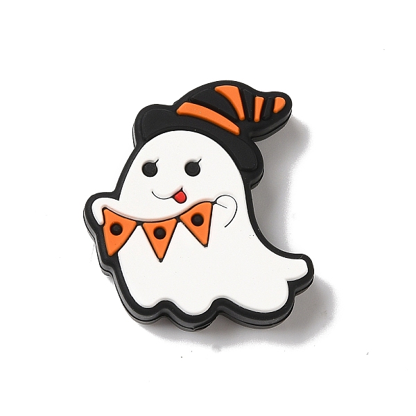 PandaHall Halloween Theme Silicone Focal Beads, Silicone Teething Beads, Ghost, 28x26x8mm, Hole: 3.5mm Silicone Ghost White
PandaHall Halloween Theme Silicone Focal Beads, Silicone Teething Beads, Ghost, 28x26x8mm, Hole: 3.5mm Silicone Ghost White