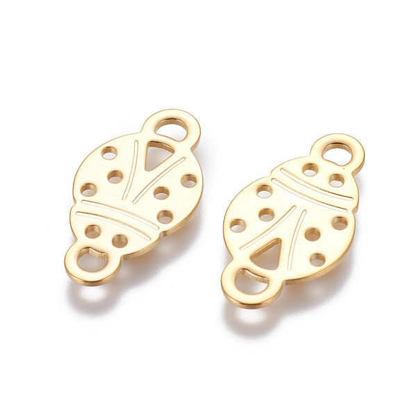 PandaHall 201 Stainless Steel Links connectors, Ladybug, Golden, 24x13x1mm, Hole: 2.5mm 201 Stainless Steel Ladybug
PandaHall 201 Stainless Steel Links connectors, Ladybug, Golden, 24x13x1mm, Hole: 2.5mm 201 Stainless Steel Ladybug