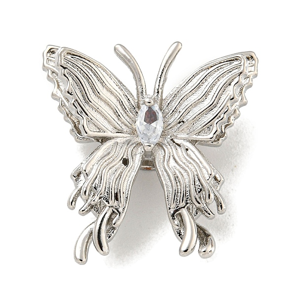 PandaHall Brass Cubic Zirconia Beads, Long-Lasting Plated, Lead Free & Cadmium Free, Butterfly, Platinum, 23x21x7mm, Hole: 3mm Brass+Cubic..., Clear
PandaHall Brass Cubic Zirconia Beads, Long-Lasting Plated, Lead Free & Cadmium Free, Butterfly, Platinum, 23x21x7mm, Hole: 3mm Brass+Cubic..., Clear