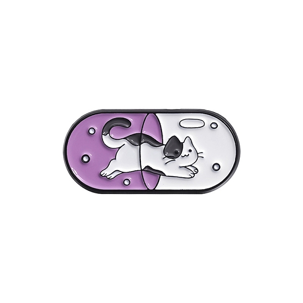 PandaHall Capsule Black Alloy Brooches, Enamel Pins for Women, Medium Orchid, 30x12mm Alloy+Enamel Oval
PandaHall Capsule Black Alloy Brooches, Enamel Pins for Women, Medium Orchid, 30x12mm Alloy+Enamel Oval